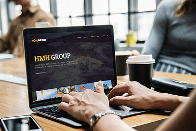 H.M.H. Group Iraq Website - Grafikdesign