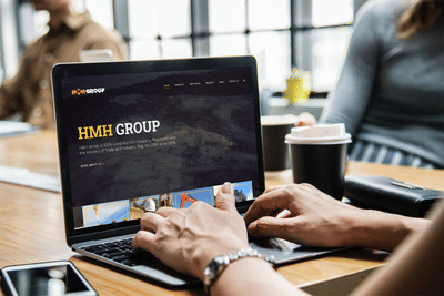 H.M.H. Group Iraq Website - Ontwerp