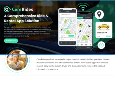 CereRides — Redefining Mobility with Seamless Design & Technology - Ontwerp