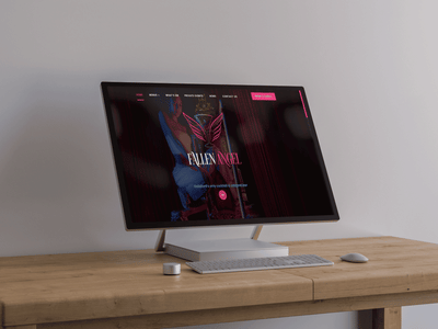 Stylish web design for The Fallen Angel Bar - Website Creation