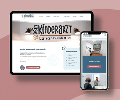Grafik- & Webdesign für Dein Kinderarzt Langenhorn - Webseitengestaltung