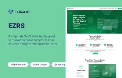 EZRS – An AI-powered platform for property management planning. - Webseitengestaltung