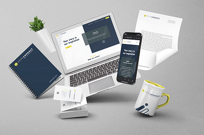 Dots Connect: Brand Identity & Website design - Design & graphisme