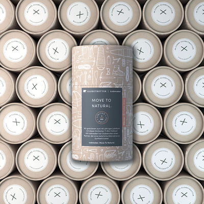 PACKAGING/ Move to Natural Paper Can - Grafikdesign