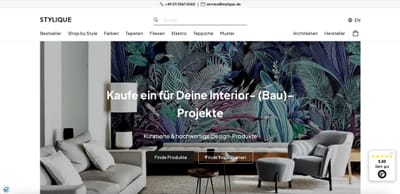 Interior Design Platform for Stylique GmbH - Ergonomie (UX/UI)