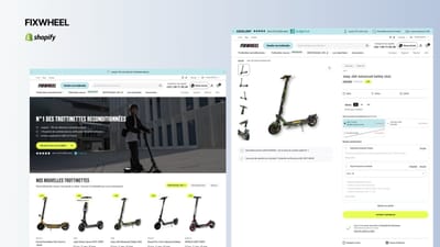 Fixwheel - Création du site e-commerce Shopify - Création de site internet