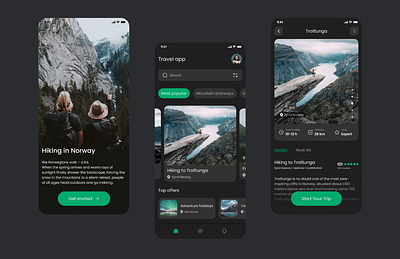 Applications "Visit Norway" and "Hiking in Norway" - App móvil