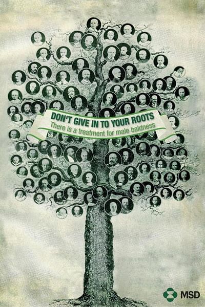 DON'T GIVE IN TO YOUR ROOTS - Werbung