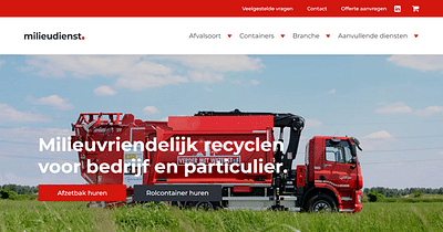 Website Realisatie Milieudienst Groningen - Webseitengestaltung