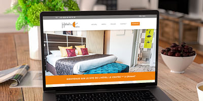 Refonte site web - Hôtel Le Centre - Creazione di siti web