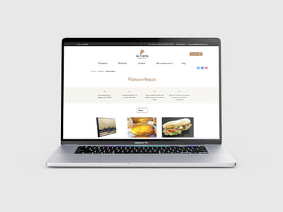 La Carte Traiteur - Site Web - Création de site internet