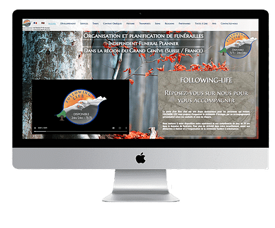 following-life - funeral planner - Création de site internet