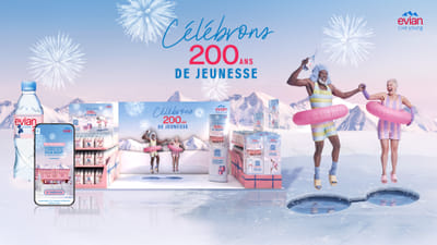 200 ans de jeunesse avec evian - Publicité