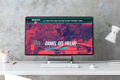 Diseño web piloto de rallys daniel del villar - Creación de Sitios Web