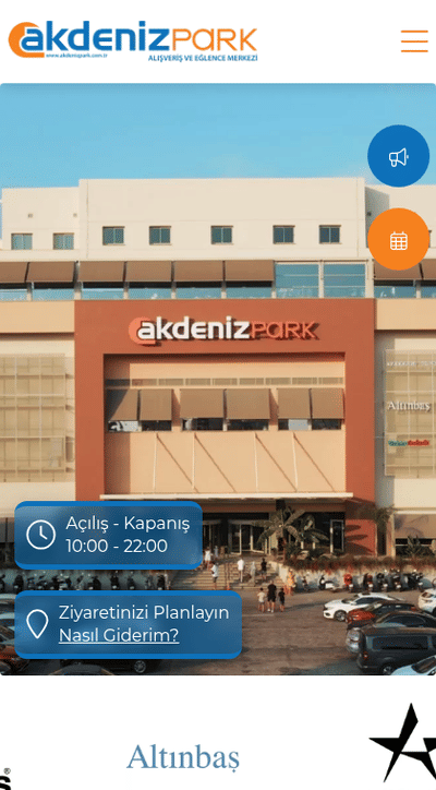 Akdeniz Park Avm - Creación de Sitios Web