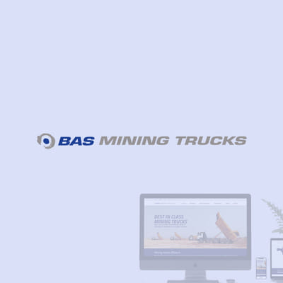 BAS mining trucks - Website Creatie