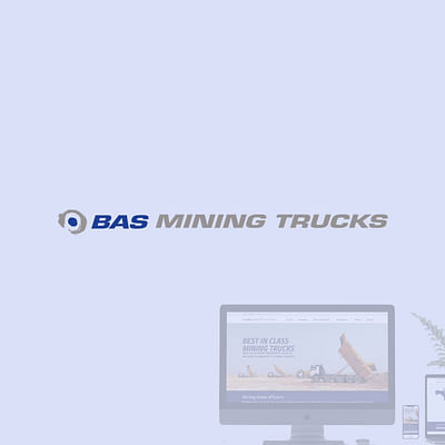 BAS mining trucks - Webseitengestaltung
