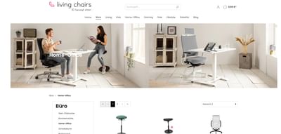 living-chairs.de Shopentwicklung Shopware 6 - E-Commerce