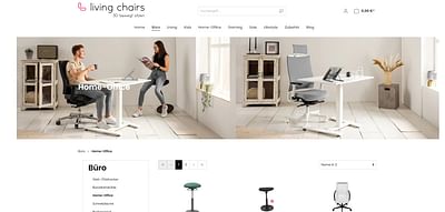 living-chairs.de Shopentwicklung Shopware 6 - Digital Strategy
