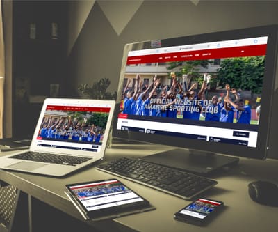 Amansie SC website - Website Creatie