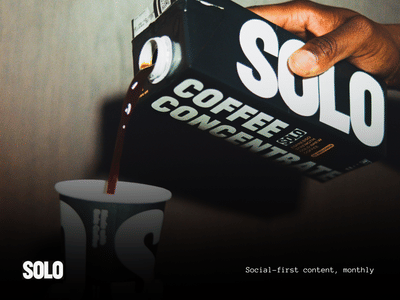 SOLO Coffee - Redes Sociales