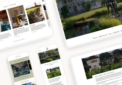 Hotels Sources Caudalie - Website Creation