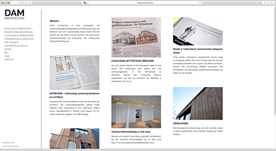 Dam Architecten - Website Creatie