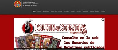 Diseño Web Consejo de Hermandades de Sevilla - Creación de Sitios Web