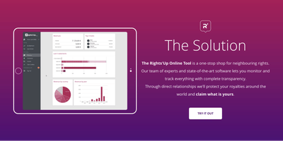 Rights’Up - Music Industry - Usabilidad (UX/UI)