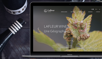 La Fleur website - Création de site internet
