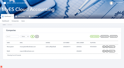 JMB Accounting Software - Webanwendung