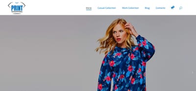 Tienda online de ropa personalizada - Creación de Sitios Web