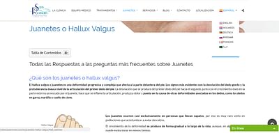 Crear página web Clínica San Román - SEO
