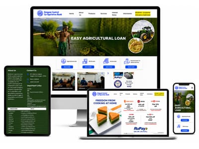 Raiganj Central Co-Operative Bank - Création de site internet