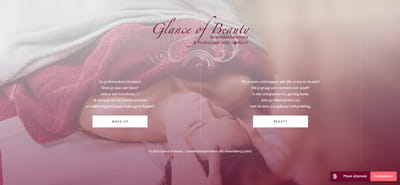 Glance of beauty - Creación de Sitios Web
