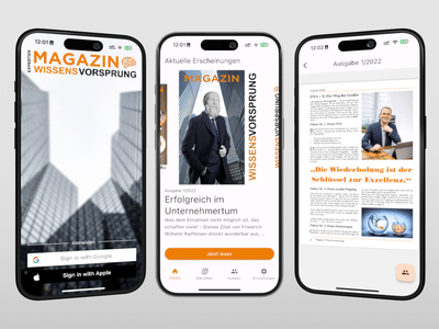 Magazin Wissensvorsprung - Mobile App - Mobile App