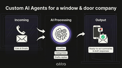 Agent vocal IA & assistant email – Menuiserie extérieure - Intelligence Artificielle