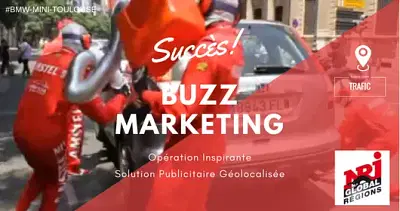 Opération Street Marketing sur-mesure - Werbung