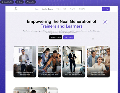 Trainika – Online Learning Platform - Usabilidad (UX/UI)