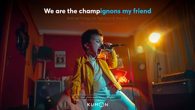 Tu hijo necesita Kumon English - Advertising