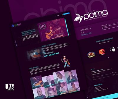 Website Design & Development - PBIMA - Application web