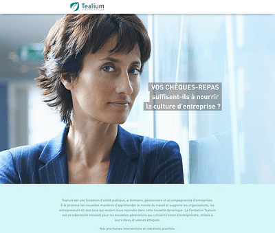 Fondation Tealium : centrée sur l'humain - Website Creation