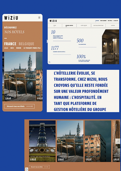 WiZiU - Plateforme web - Création de site internet