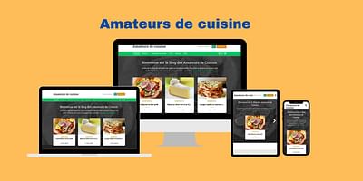 Création du site communautaire « Amateurs de Cuisine » - Création de site internet