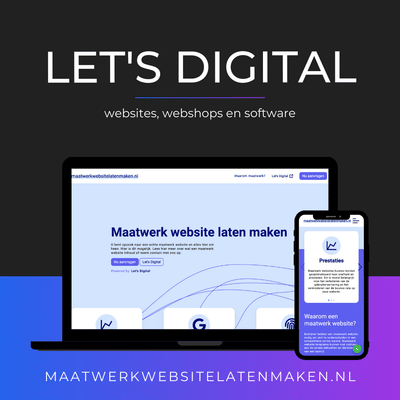 maatwerk website laten maken - Website Creatie
