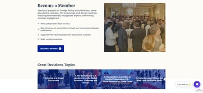Digital Platform Overhaul for the FPA and 'Great Decisions' Program - Website Creation
