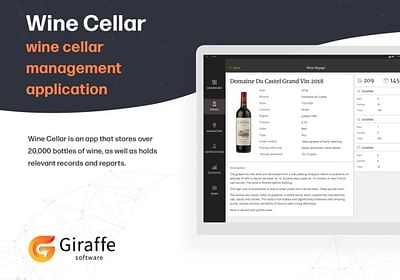Wine Cellar - wine cellar management application - Mobile App