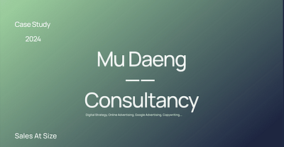Mu Daeng - Consultancy - Digital Strategy