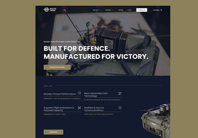 Advancing Defence Through Innovation - Grafikdesign