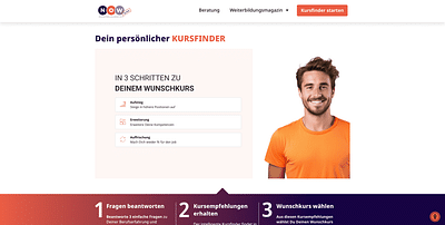 Weiterbildung-Now | Weiterentwicklung der Seite - E-Commerce